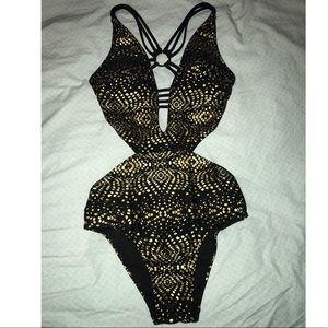 an abercrombie one piece swim suit!